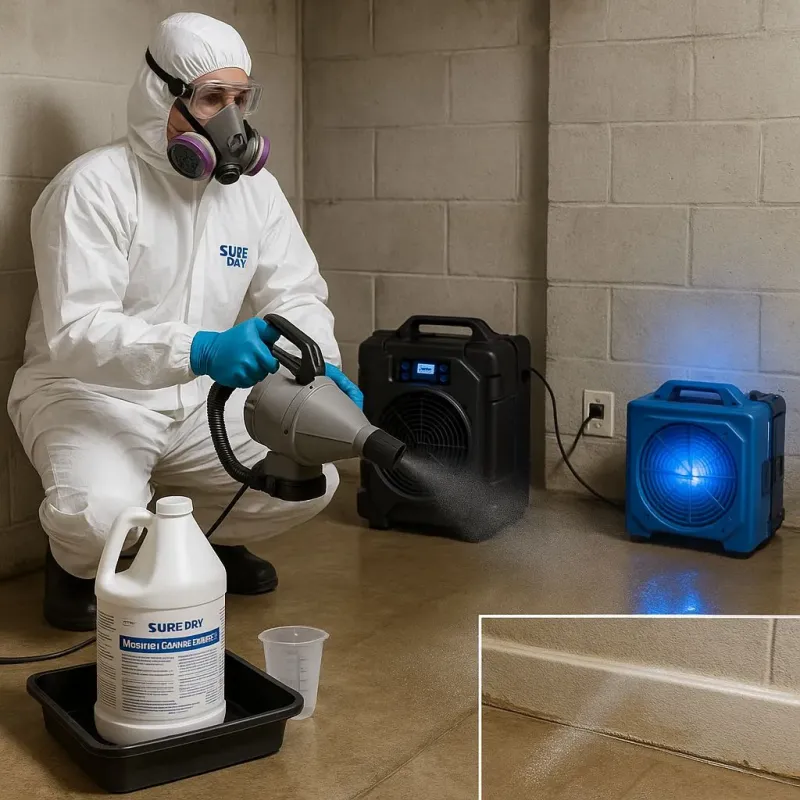 Sanitization and Odor Removal process in Spangler, PA