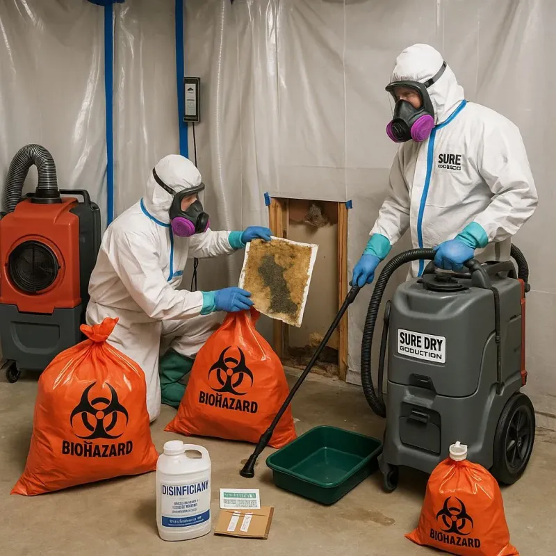 Contaminated Water Handling Protocols process in Spangler, PA